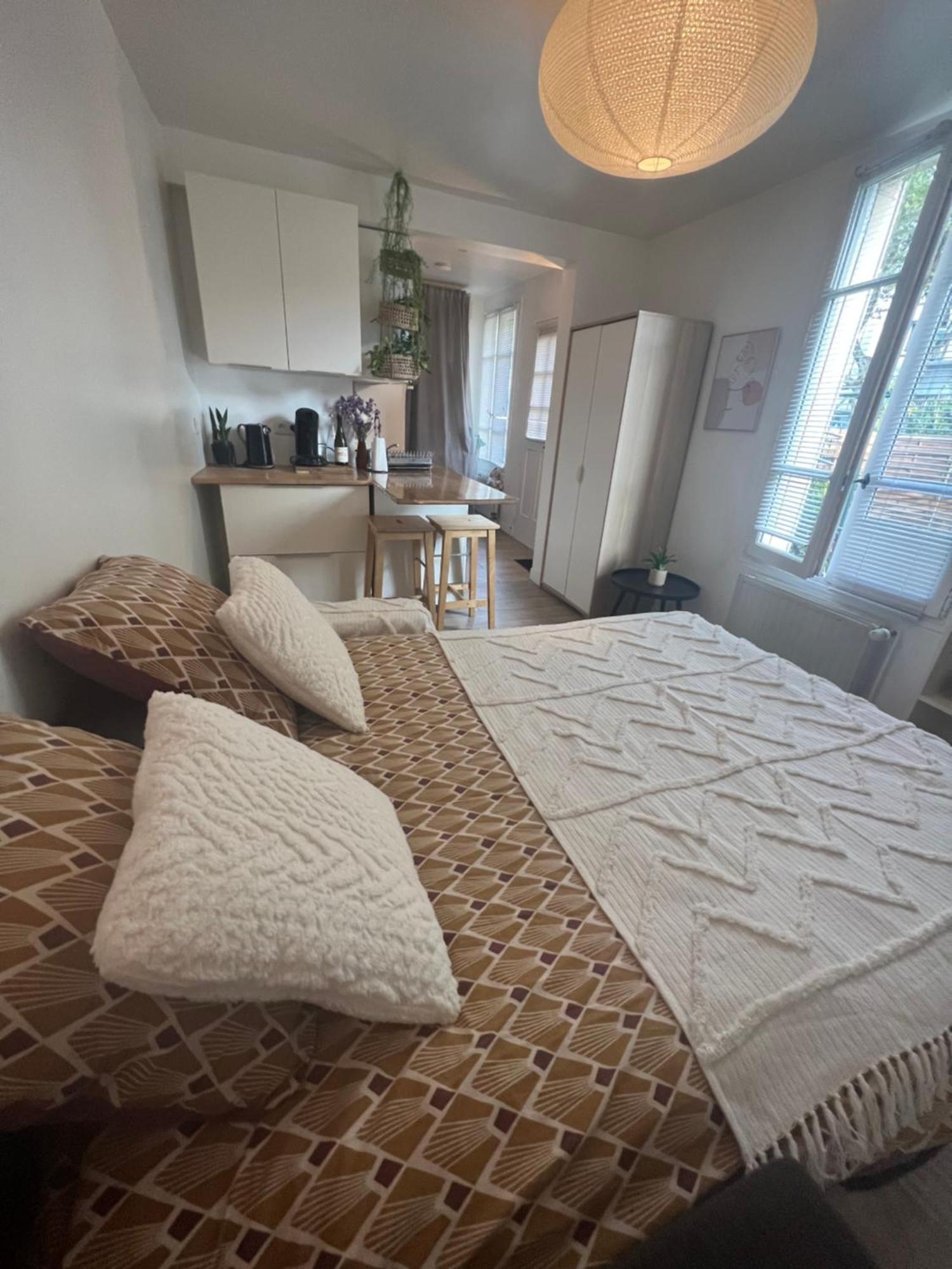 Apartamento Escale Cosy A Pontoise Jacuzzi Et Terrasse Exterior foto